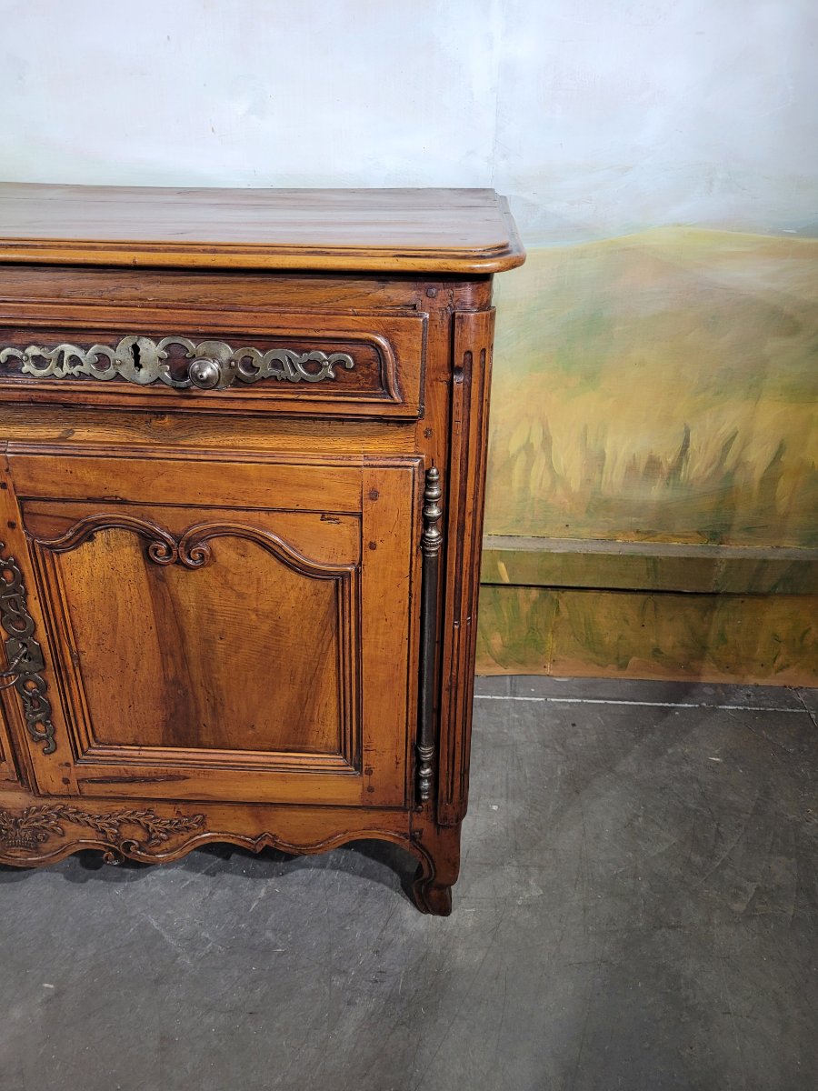 Louis XV Sideboard In Walnut-photo-2