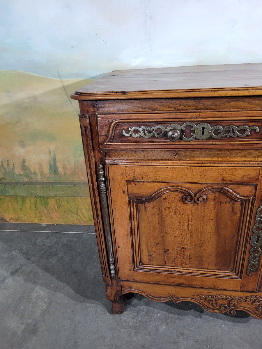 Louis XV Sideboard In Walnut-photo-3