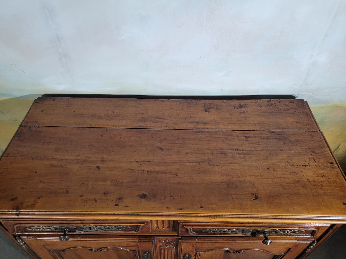 Louis XV Sideboard In Walnut-photo-2