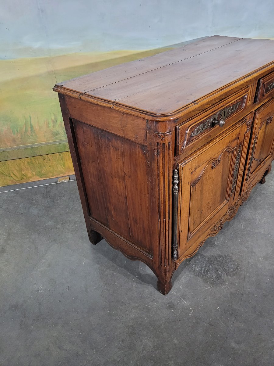 Louis XV Sideboard In Walnut-photo-7