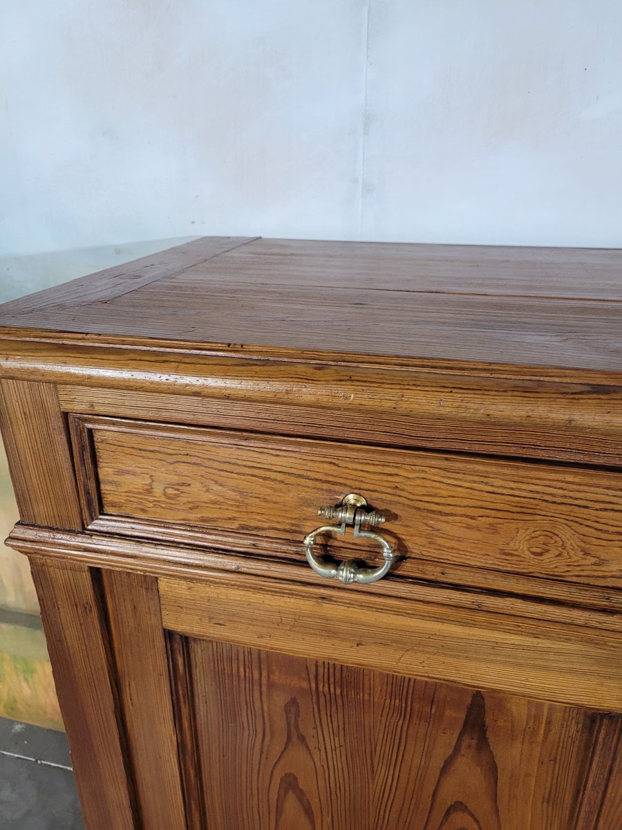 Low Fir Wood Sideboard-photo-1