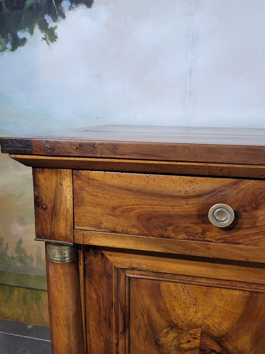 Low Empire-style Sideboard In Walnut-photo-5