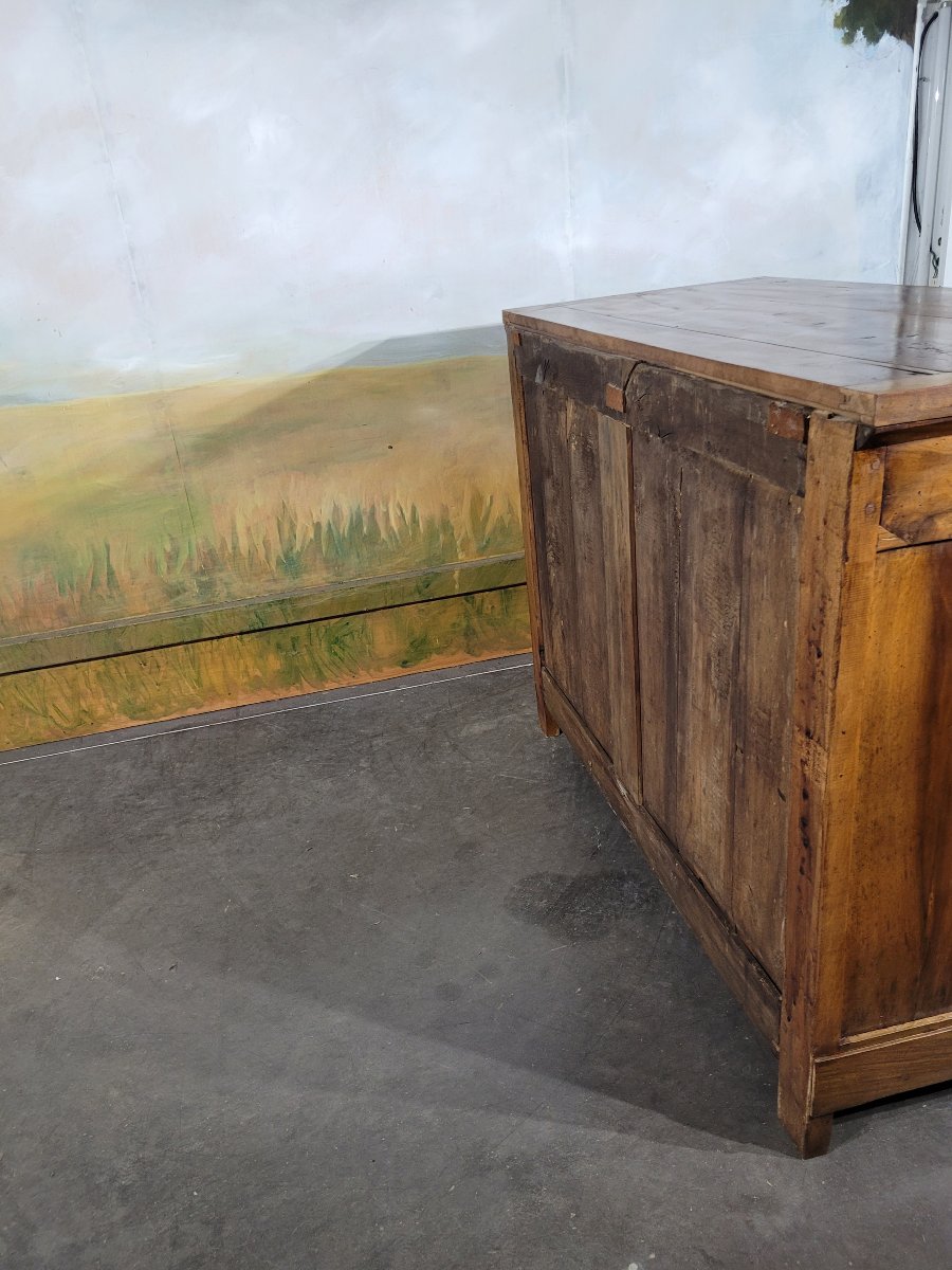 Low Empire-style Sideboard In Walnut-photo-8