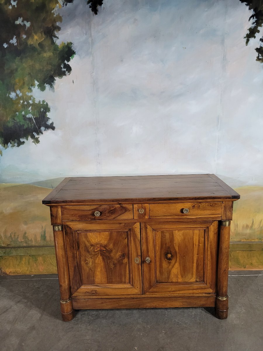 Low Empire-style Sideboard In Walnut