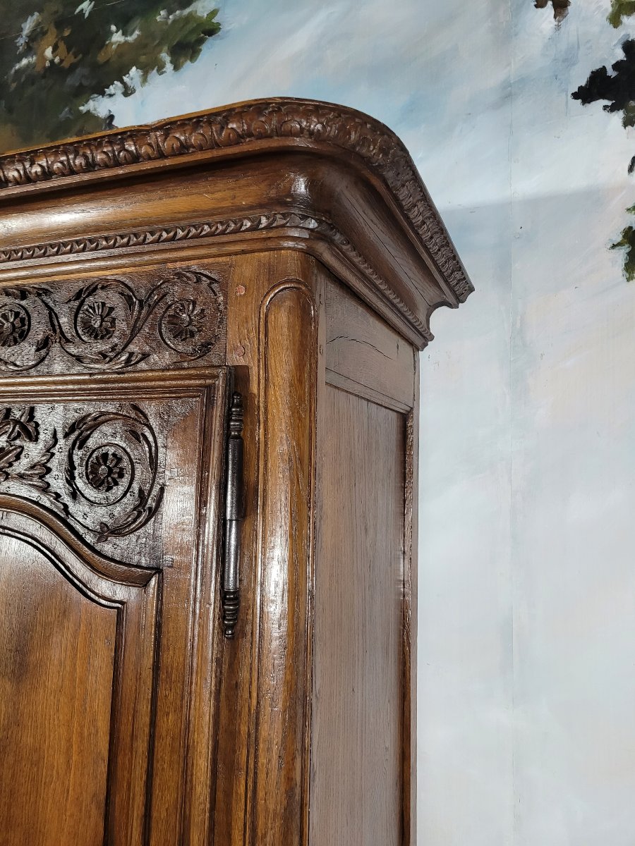 Armoire Louis XV en chêne-photo-3
