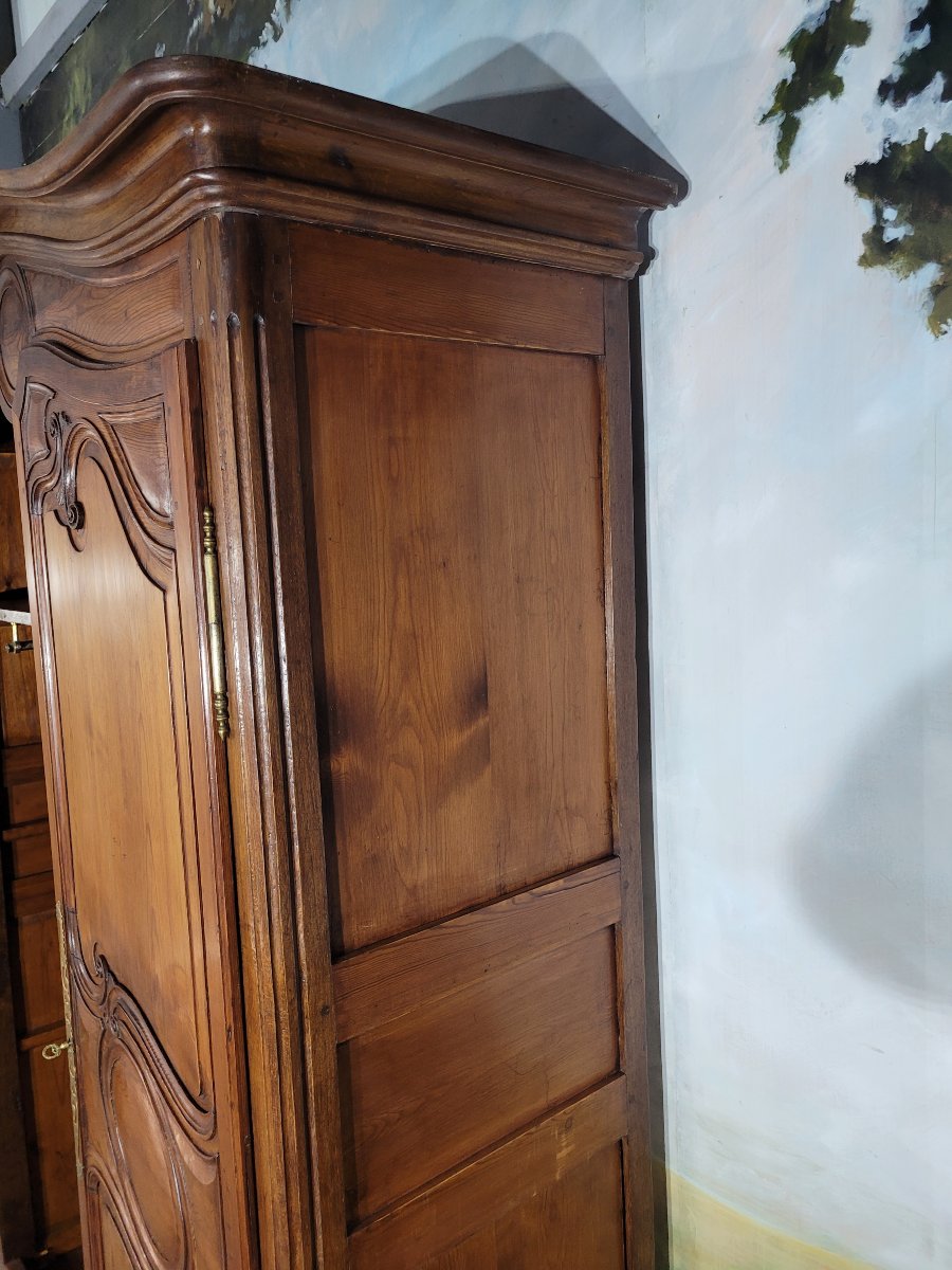 Armoire de montagne en sapin XIX ème siècle-photo-4