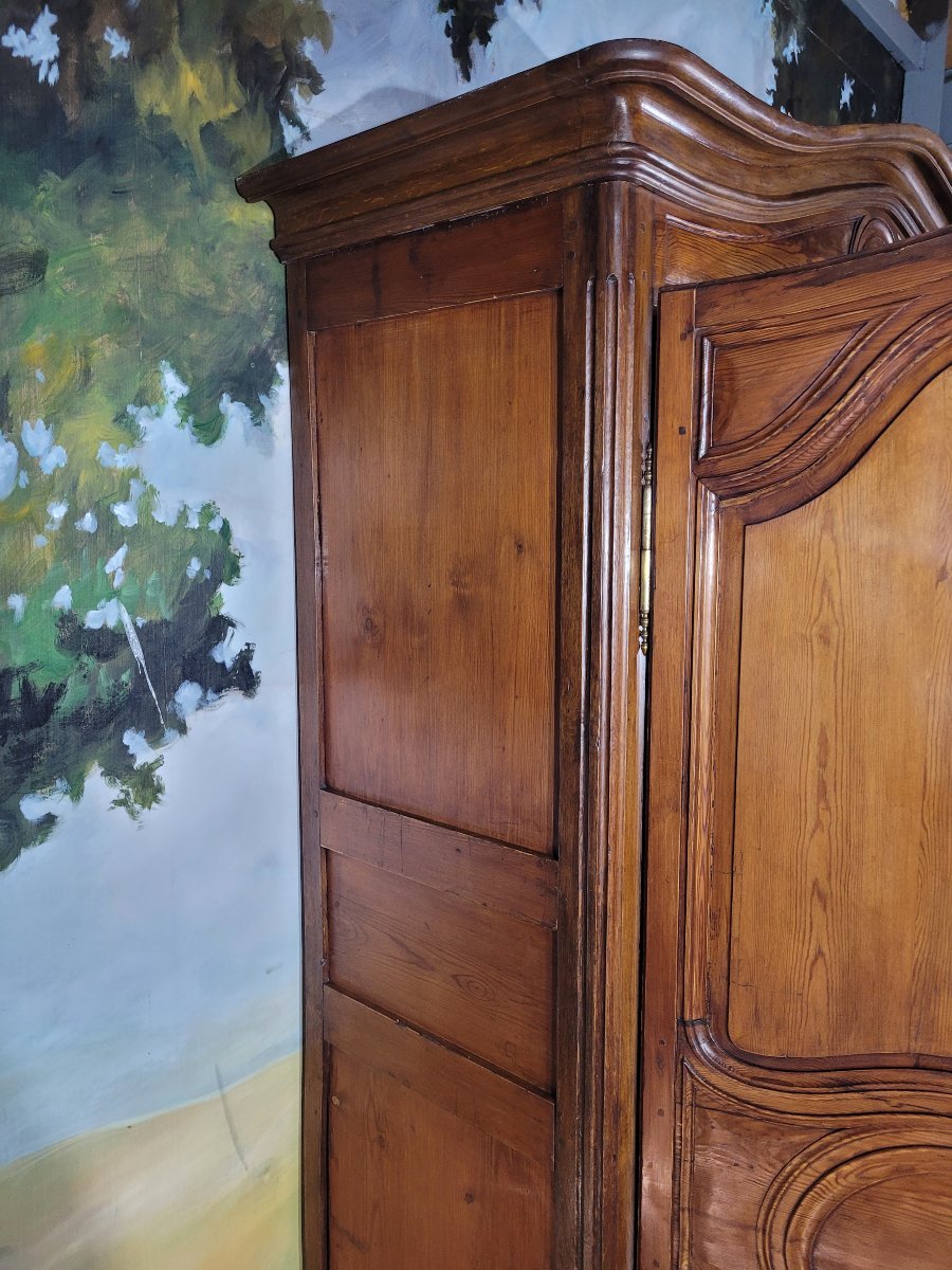 Armoire de montagne en sapin XIX ème siècle-photo-6