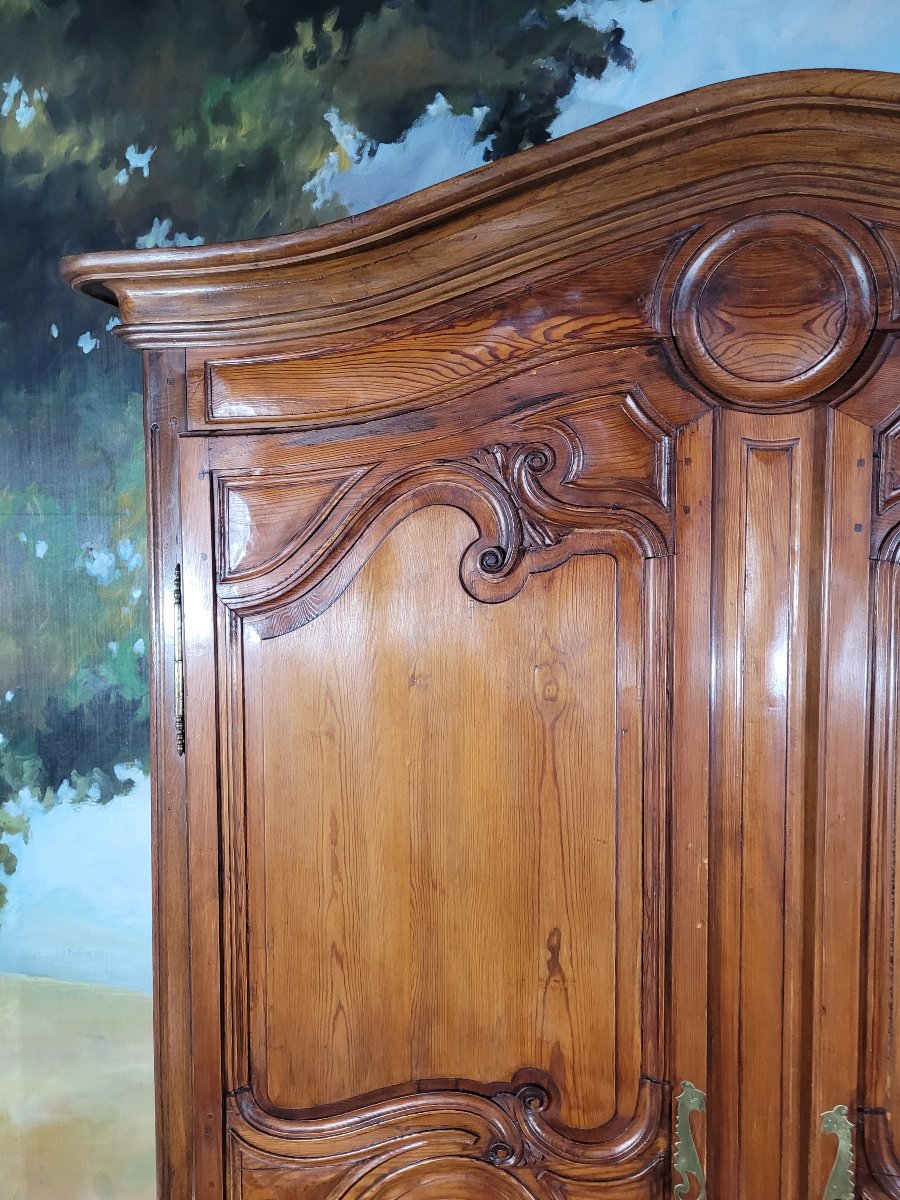 Armoire de montagne en sapin XIX ème siècle-photo-7