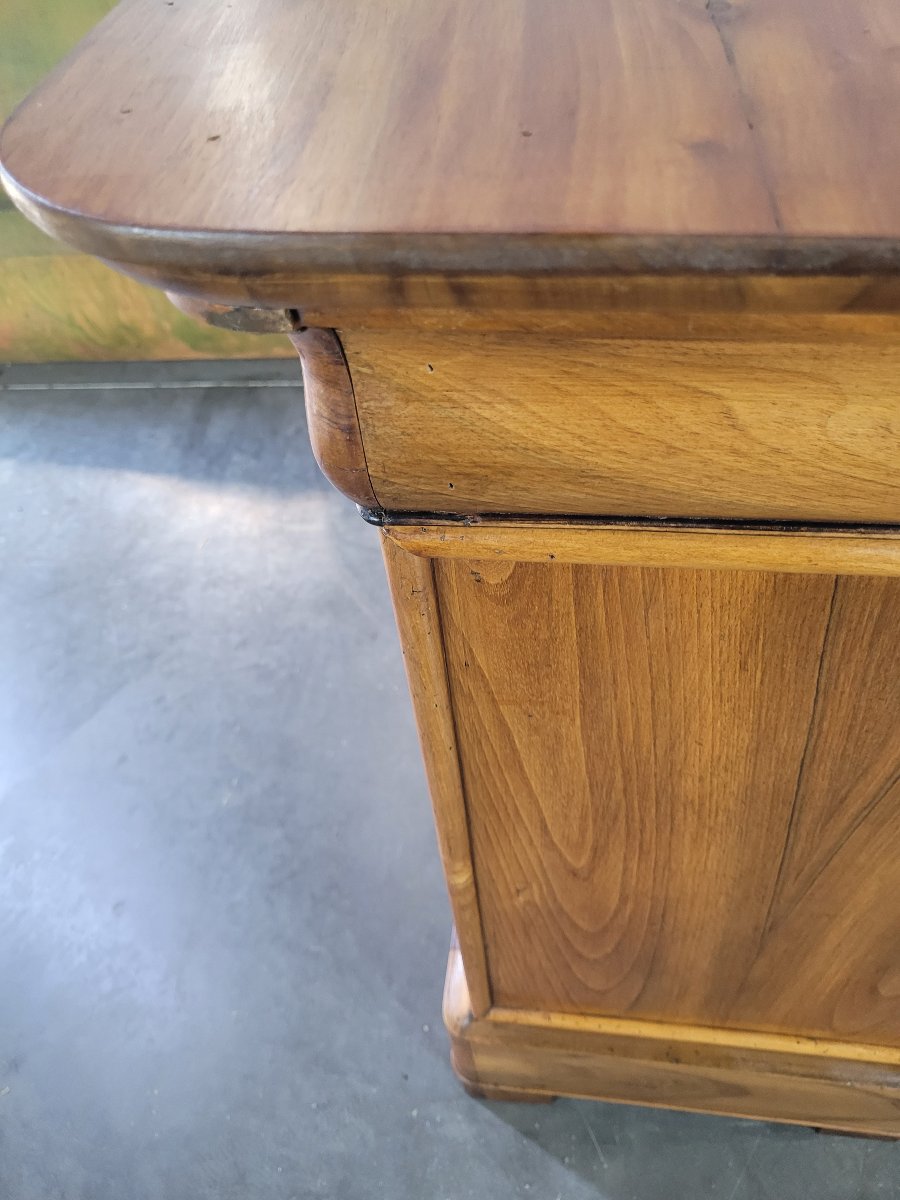 Small Louis Philippe-style Chest Of Drawers In Walnut-photo-8