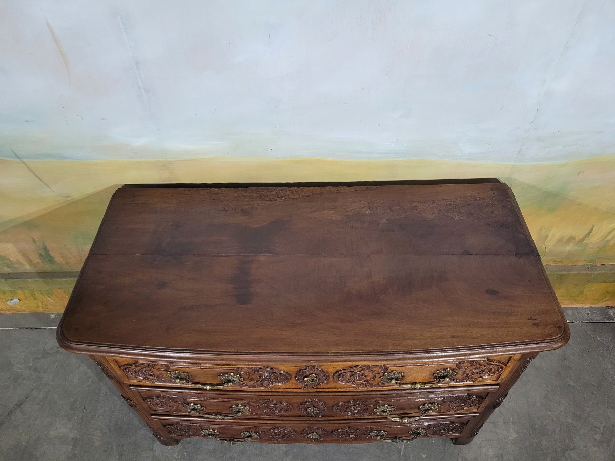 Louis XV-era Walnut Chest Of Drawers-photo-1