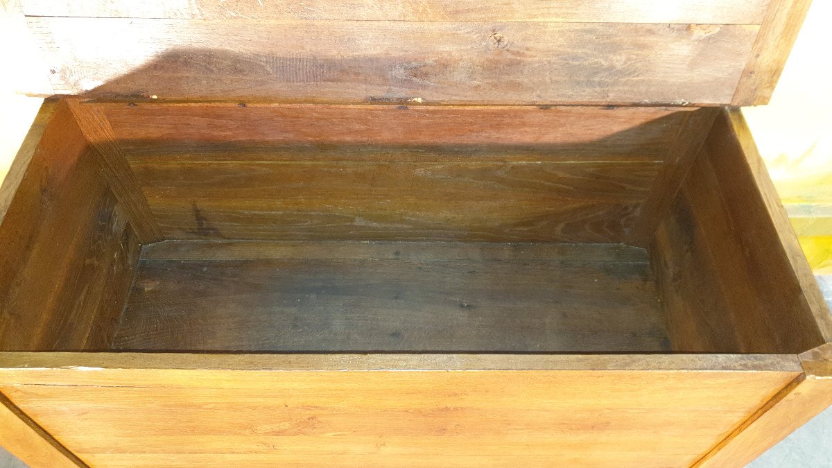 Maie Chest In Oak From The XIXth Century-photo-5