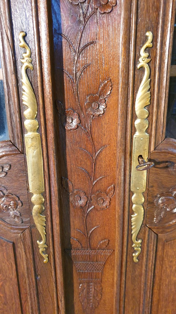 Norman Carved Oak Library-photo-5