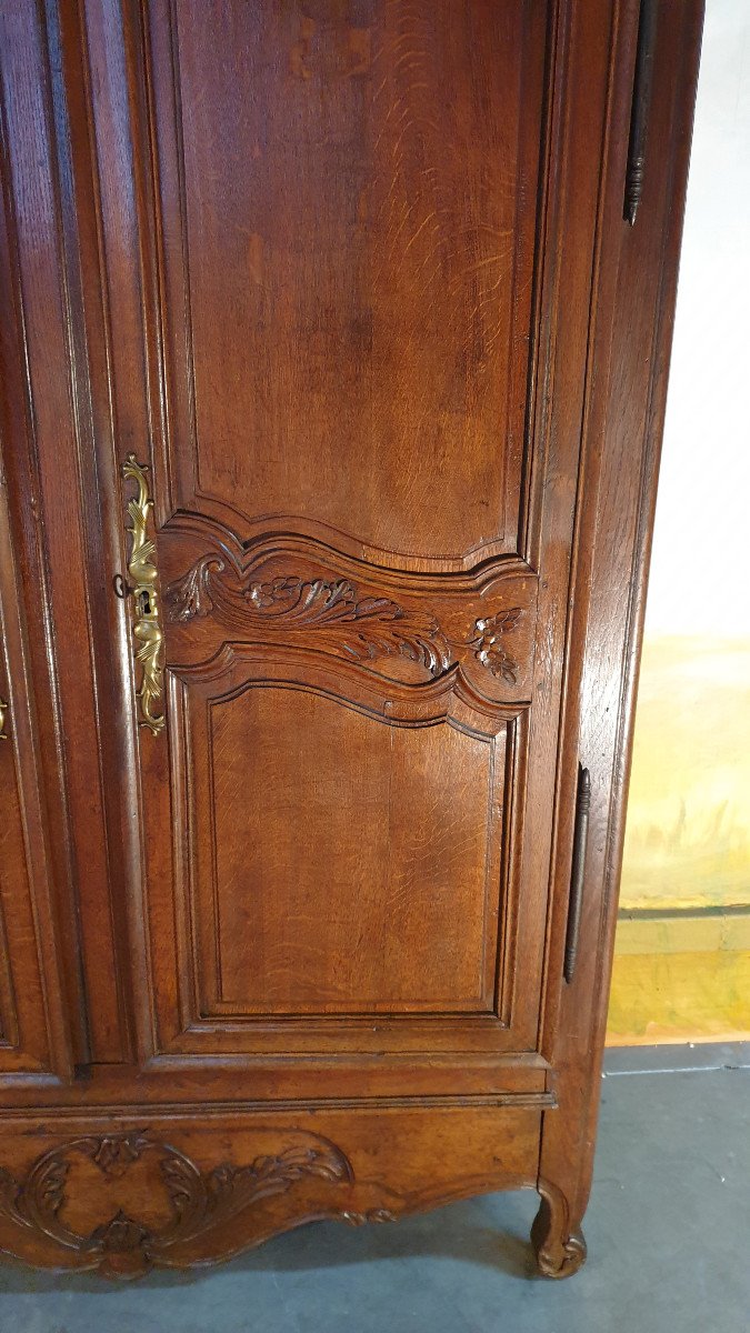 Small Louis XV Cabinet In Oak XVIII Century-photo-3