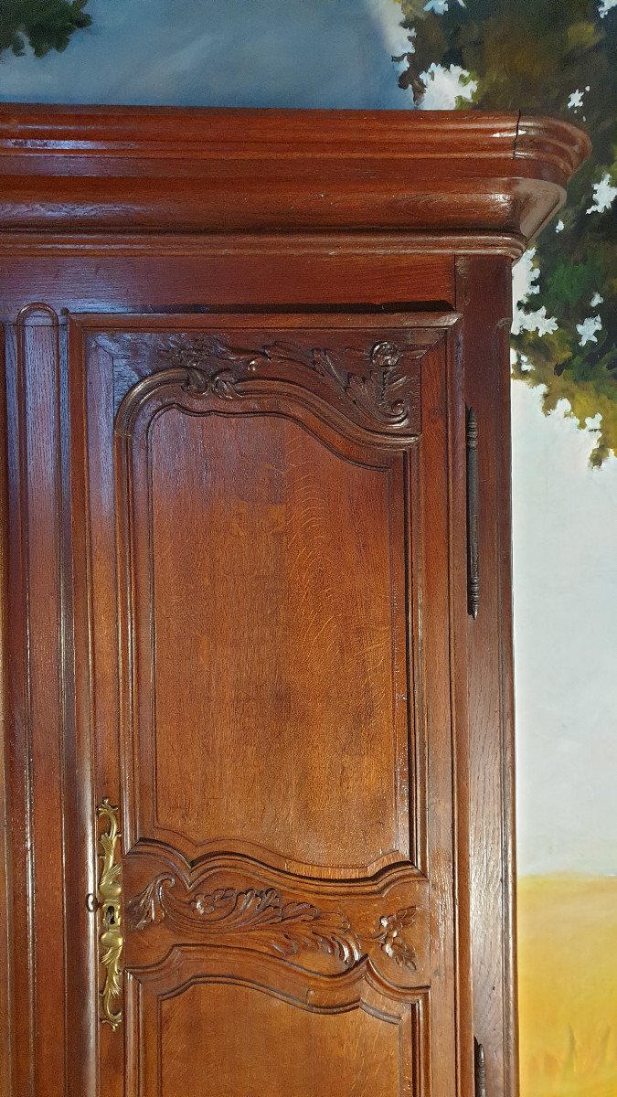 Small Louis XV Cabinet In Oak XVIII Century-photo-4