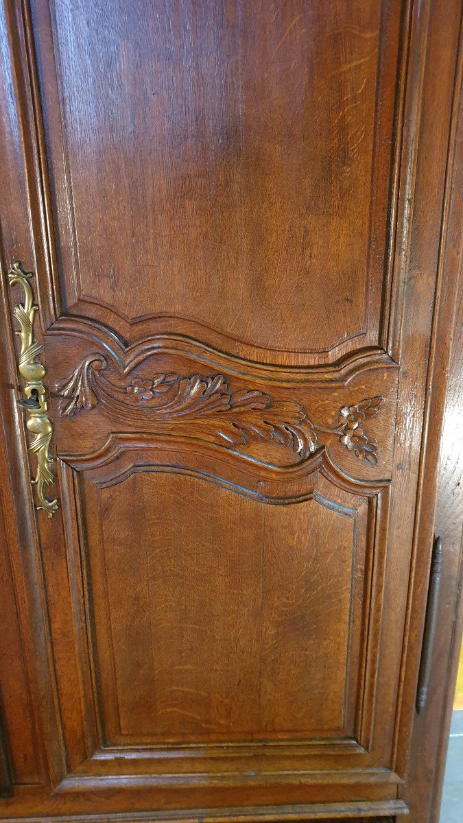 Small Louis XV Cabinet In Oak XVIII Century-photo-7