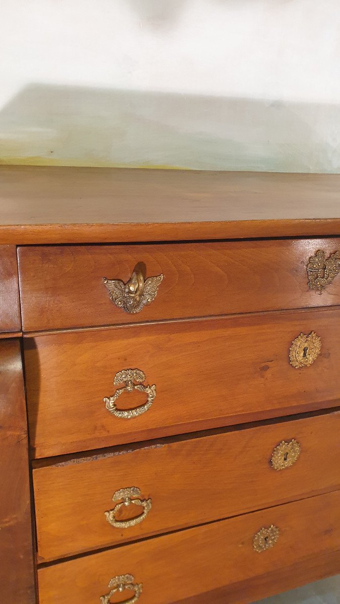 Petite Commode Restauration En Noyer-photo-1