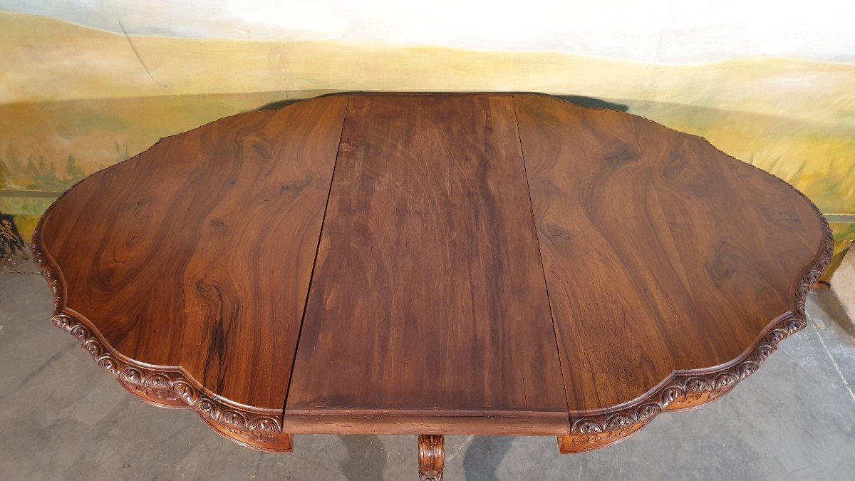 Pedestal Table, Napoleon III Central Foot Table-photo-4