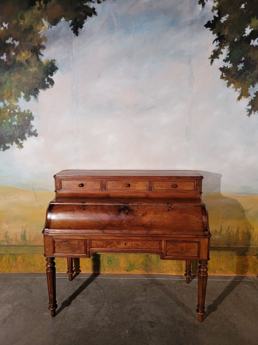 Bureau Louis Philippe En Noyer