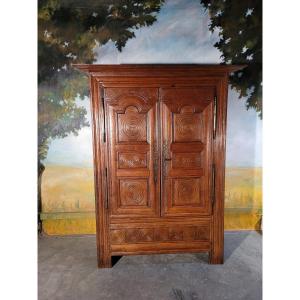 Oak Sacristy Cabinet