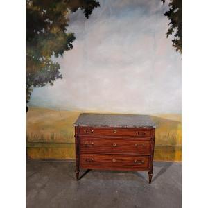 Small Louis XVI Chest Of Drawers In Mahogany