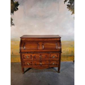 18th Century Cylinder Office Commode