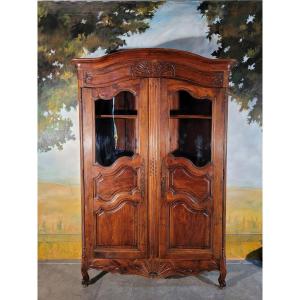 Library In Solid Walnut XIXth Century