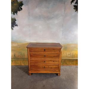 Small Louis Philippe Chest Of Drawers In Walnut