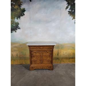 Small Louis Philippe Period Chest Of Drawers In Walnut