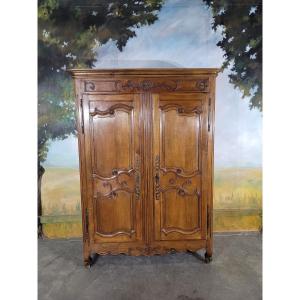 Small Louis XV Cabinet In Solid Oak