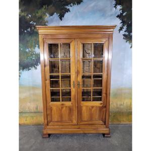 Louis Philippe Bookcase In Cherry Wood
