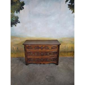 Louis XV-era Walnut Chest Of Drawers