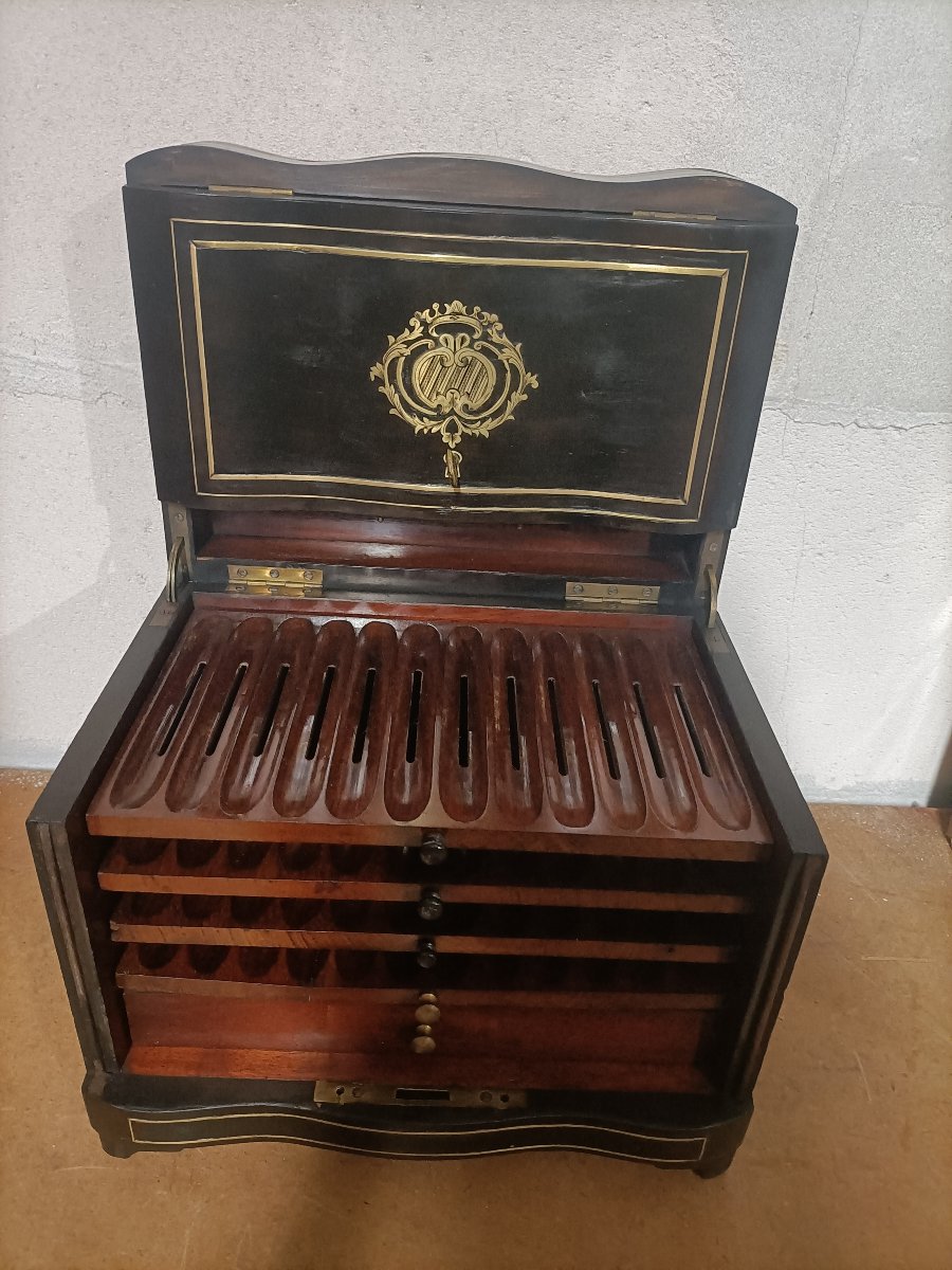 Cave à cigars Napoleon III-photo-4