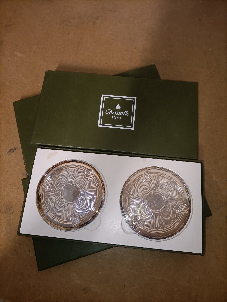 Sous verres Christofle 