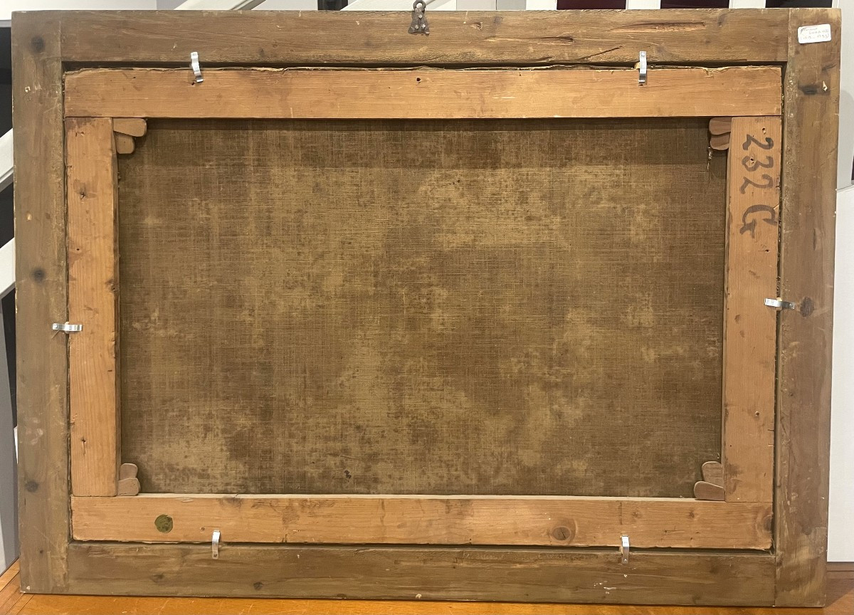 Attribuées à Francesco Guardi (1712-1793) – Paire de grandes huiles sur toile-photo-4