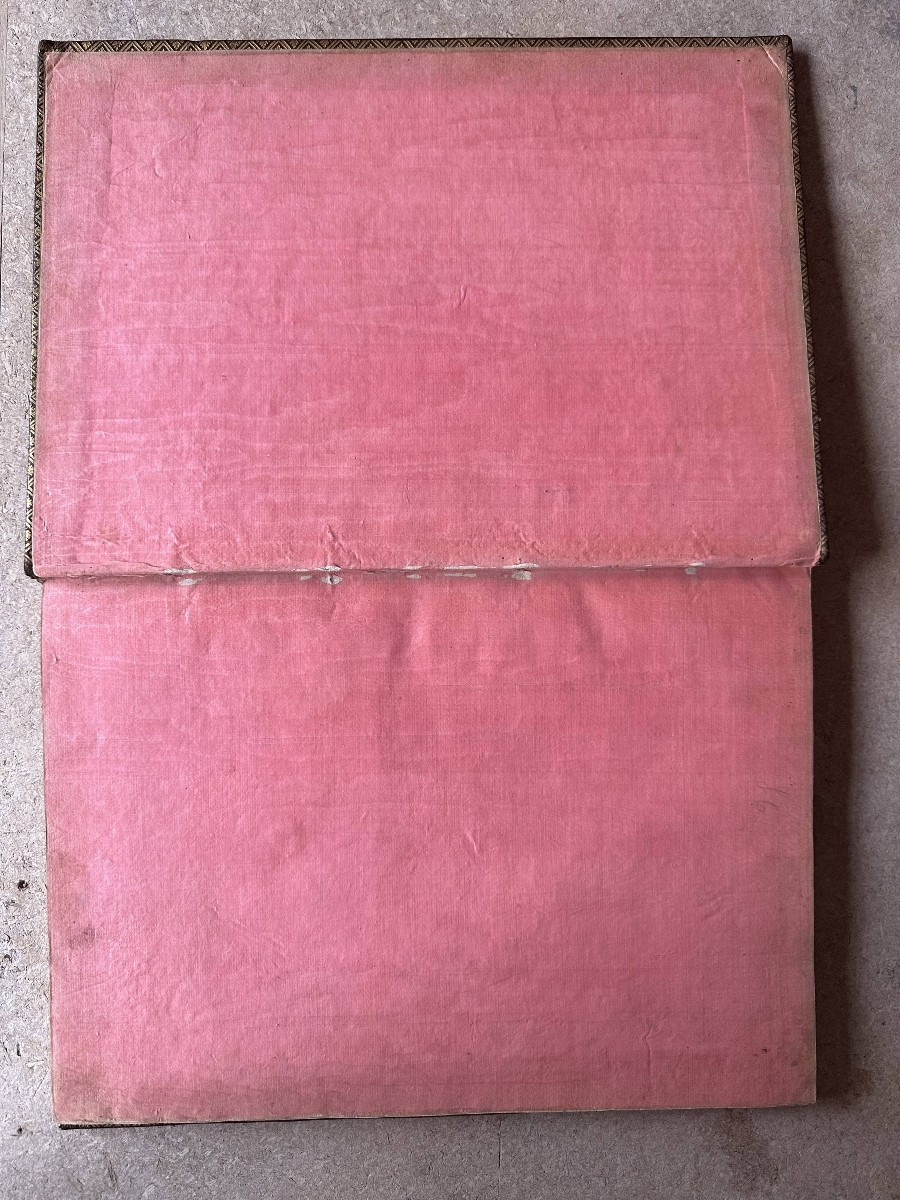 Marmontel, And Laborde. Annette And Lubin, 1762. Superb Morocco Binding With Gilt Lace.-photo-4