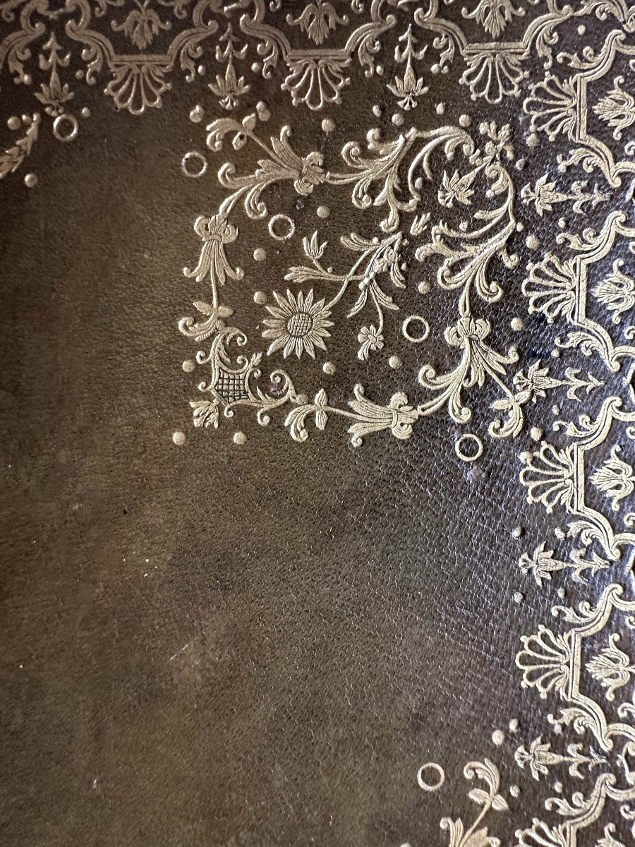 Marmontel, And Laborde. Annette And Lubin, 1762. Superb Morocco Binding With Gilt Lace.-photo-5