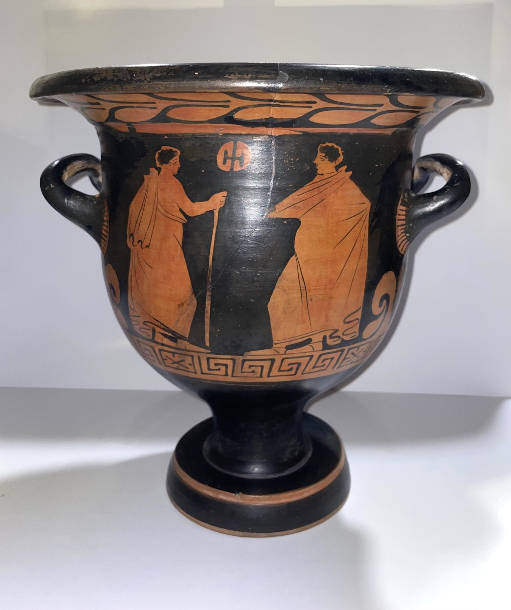 Fin IV av J.-C. Cratère en cloche,  atelier apulien.-photo-2