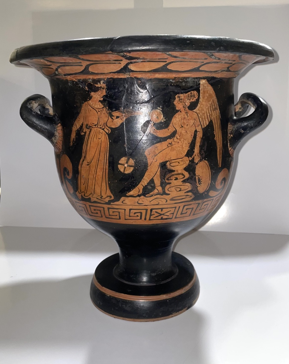 Fin IV av J.-C. Cratère en cloche,  atelier apulien.