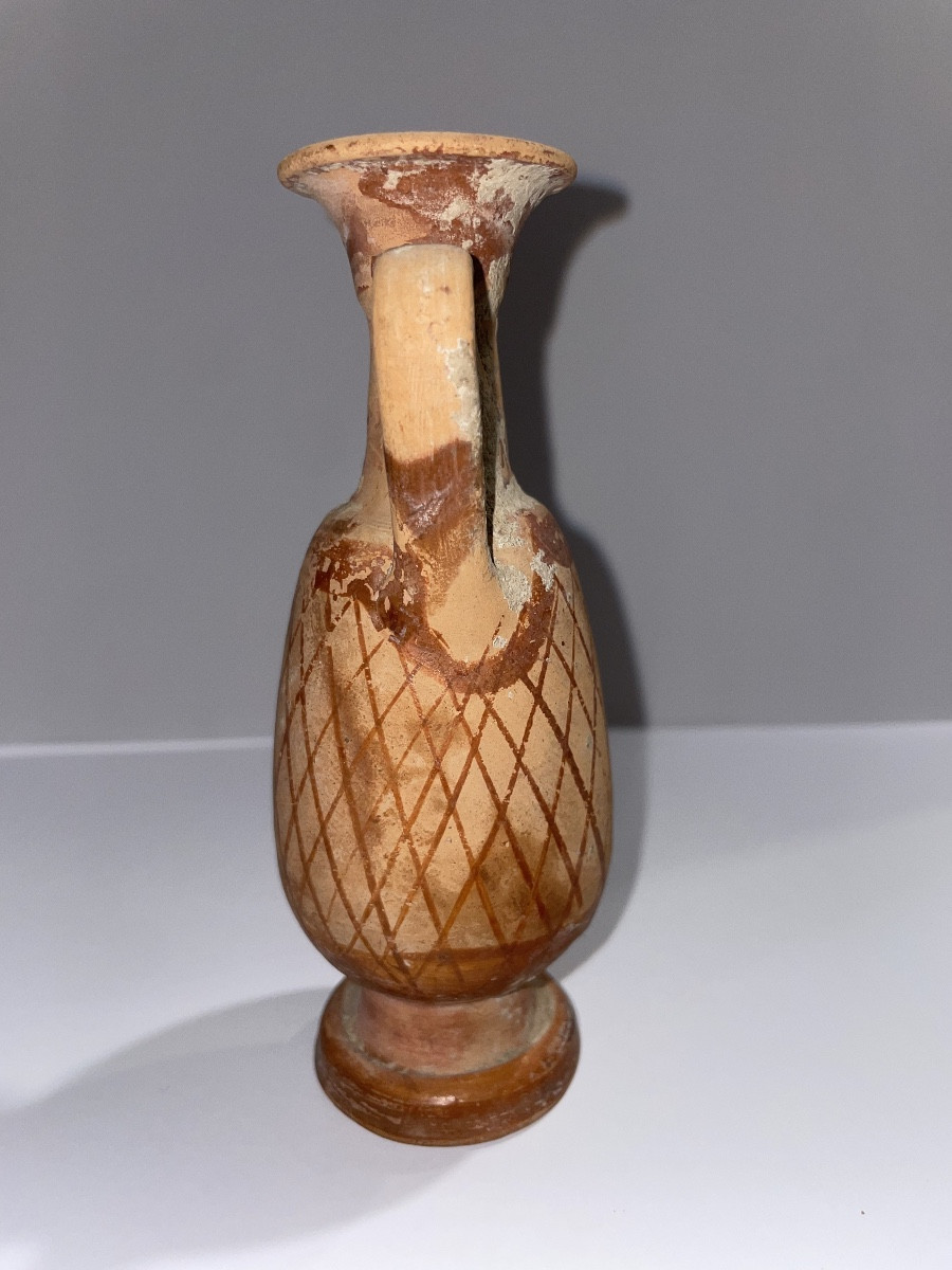 IIIᵉ siècle av. J.-C. – Lécythe à croisillons, art de la Grande-Grèce-photo-4