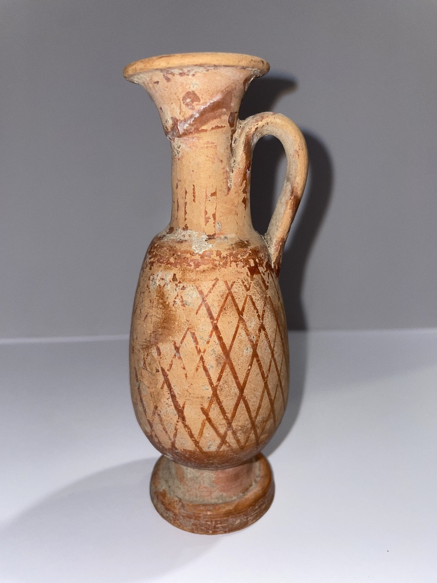 IIIᵉ siècle av. J.-C. – Lécythe à croisillons, art de la Grande-Grèce