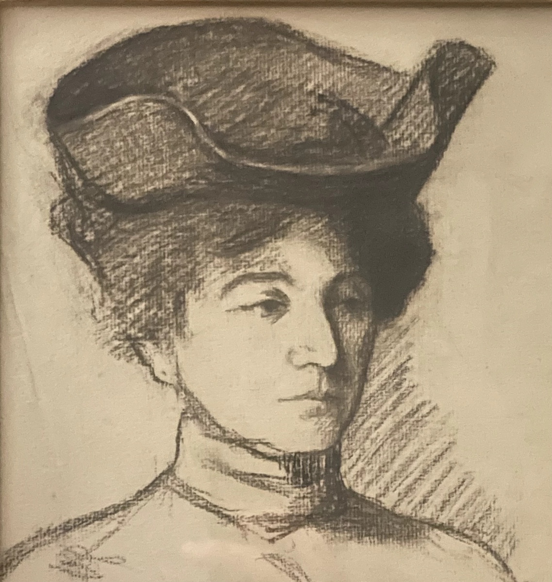Félix Vallotton (1865–1925) – Portrait Of Misia Sert – Charcoal-photo-3