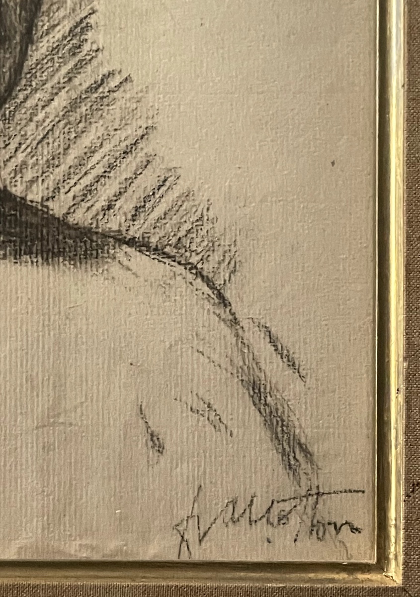 Félix Vallotton (1865–1925) – Portrait Of Misia Sert – Charcoal-photo-4