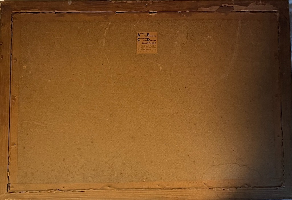 Francis Morton-Johnson (1878–1931) – Péniche sur un port parisien au viaduc d’Austerlitz -photo-4