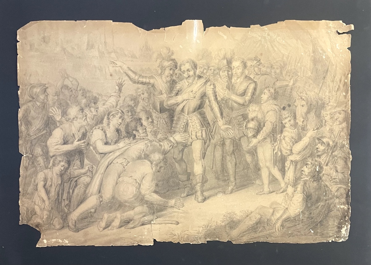 Mademoiselle Rivière – Henri IV arrivant à Paris – Dessin-photo-2