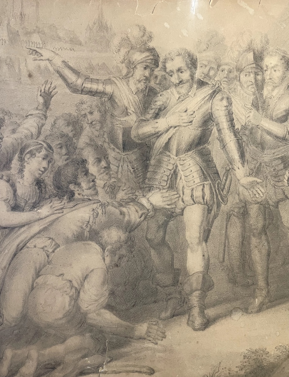 Mademoiselle Rivière – Henri IV arrivant à Paris – Dessin-photo-4