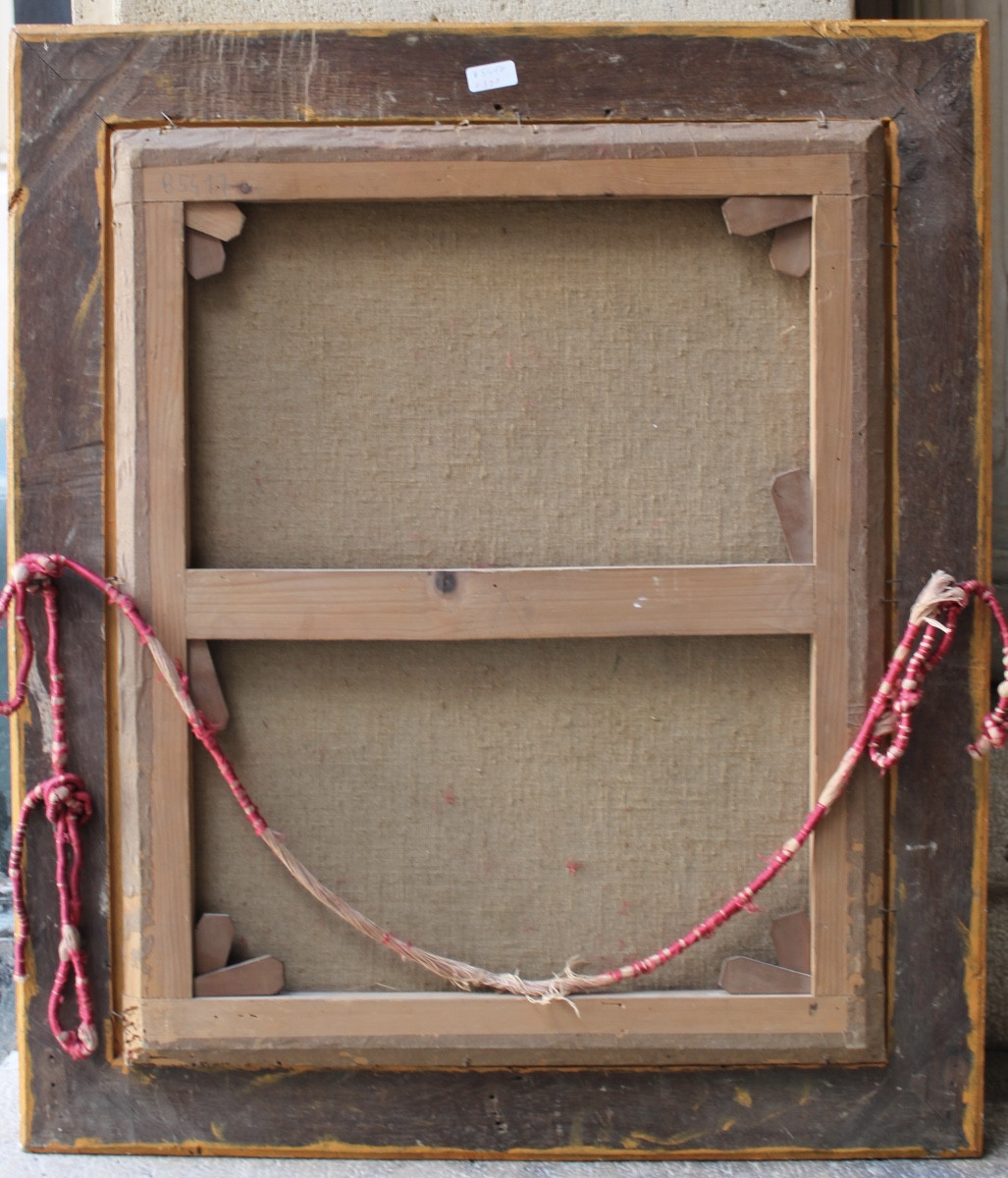 French School, 18th Century – Portrait Of A Lady From Lorraine – Oil On Canvas-photo-5