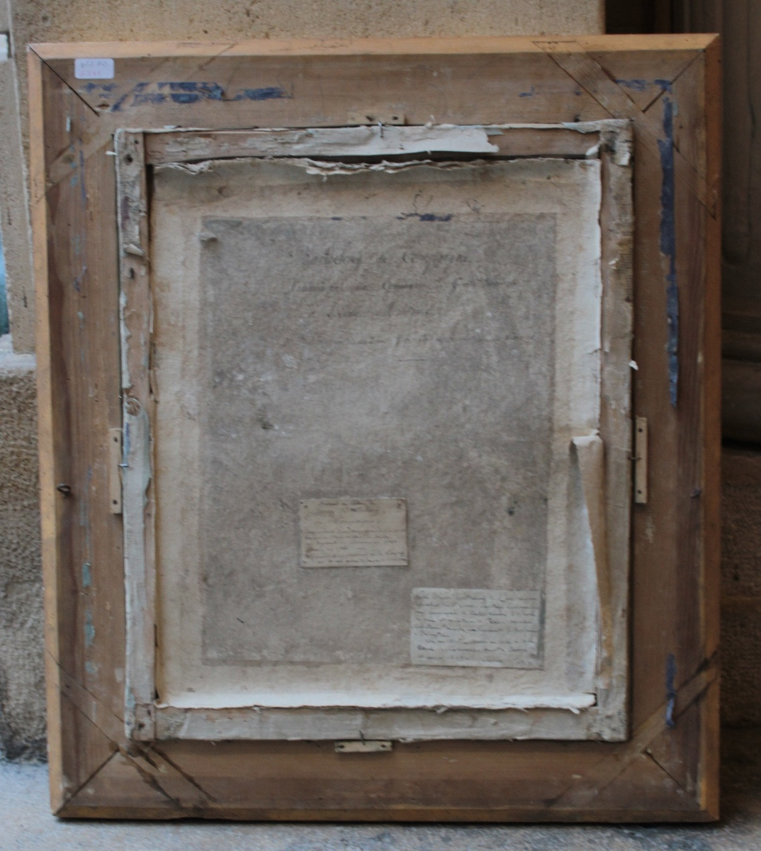 École française du XVIIIᵉ siècle – Portrait de Barthélémy Étienne de Compaigné – Pastel-photo-2