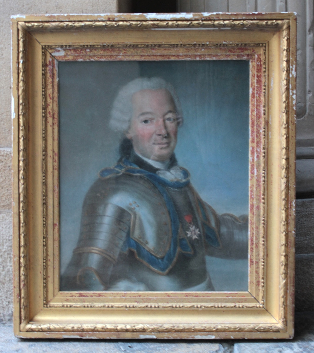 École française du XVIIIᵉ siècle – Portrait de Barthélémy Étienne de Compaigné – Pastel