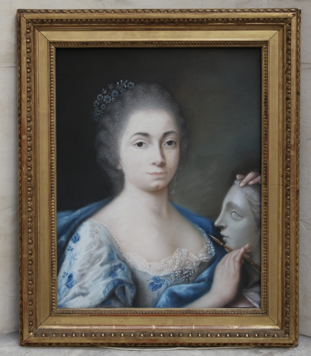 Rosalba Carriera (circle Of) - Portrait Of A Woman - Pastel