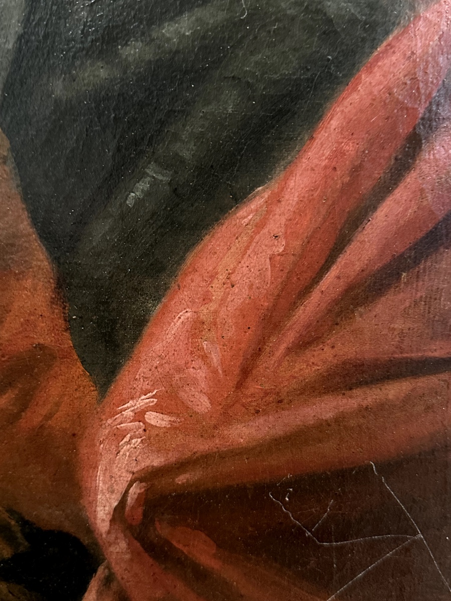 Portrait présumé de Madame Marie Marguerite de Lepinau (née Liepvre), 1770 – Huile sur toile.-photo-1